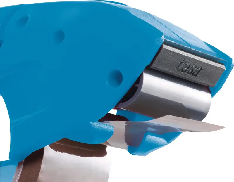 Verpakkingstape dispenser tesapack® pack-n-go blauw van tesa – productfoto 2 van 2