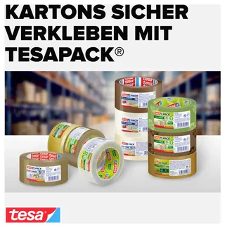 Verpakkingstape tesapack® Eco & Strong 66mx50mm transparant von tesa – Produktfoto 2 von 2