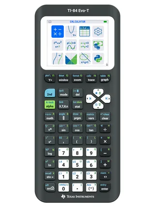 Rekenmachine TI-84 Evo-T zwart van Texas Instruments – productfoto 1 van 5