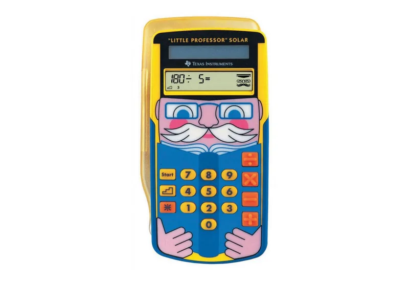Taschenrechner TI-Little Professor van Texas Instruments – productfoto