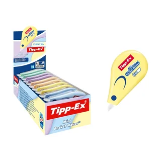 Correctietape Tipp-Ex mini pocket mouse 5mmx6m pastel assorti van Tipp-Ex – productfoto 1 van 3