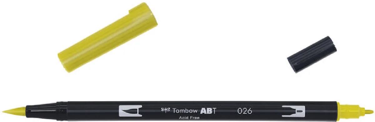 ABT Dual Brush Pen 026 - Incl. Goodie von Tombow in Yellow Gold – Produktfoto