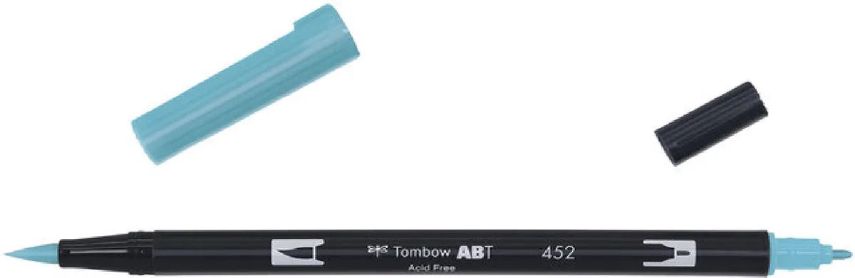 ABT Dual Brush Pen 452 - Incl. Goodie fra Tombow i Process Blue – produktbillede