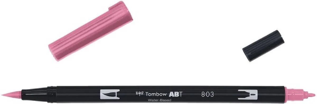 ABT Dual Brush Pen 803 - Incl. Goodie fra Tombow i Pink Punch – produktbillede