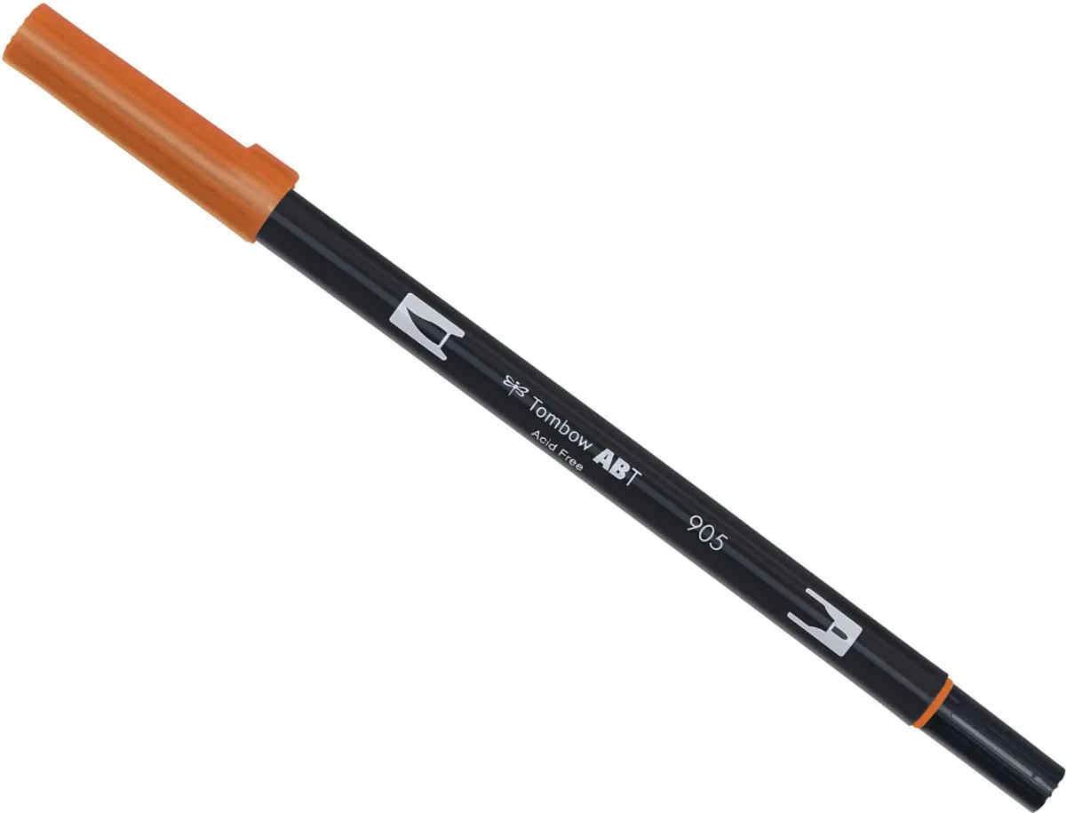 ABT Dual Brush Pen 905 - Incl. Goodie fra Tombow i Rød – produktbillede