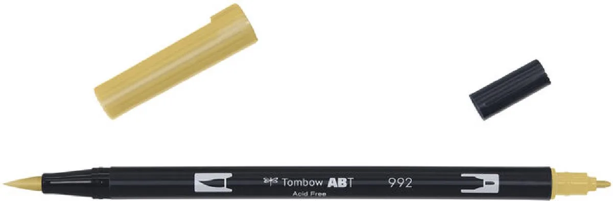 ABT Dual Brush Pen 992 - Incl. Goodie fra Tombow i Sand – produktbillede