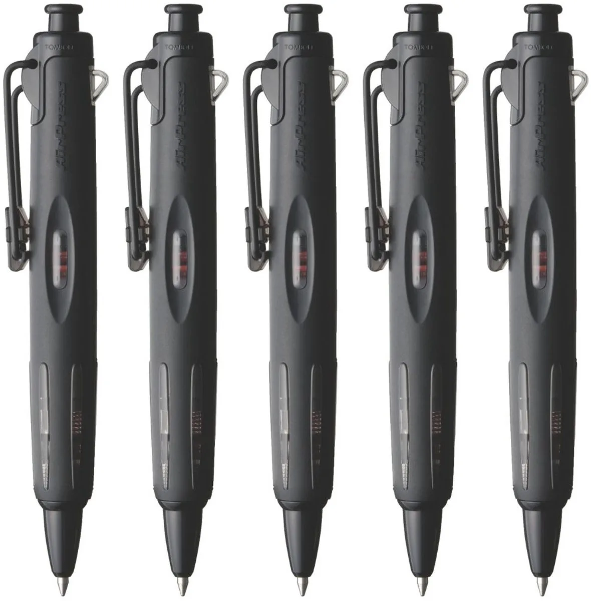 AirPress - Balpen - Drukvulling - 5 stuks fra Tombow i Sort – produktbillede