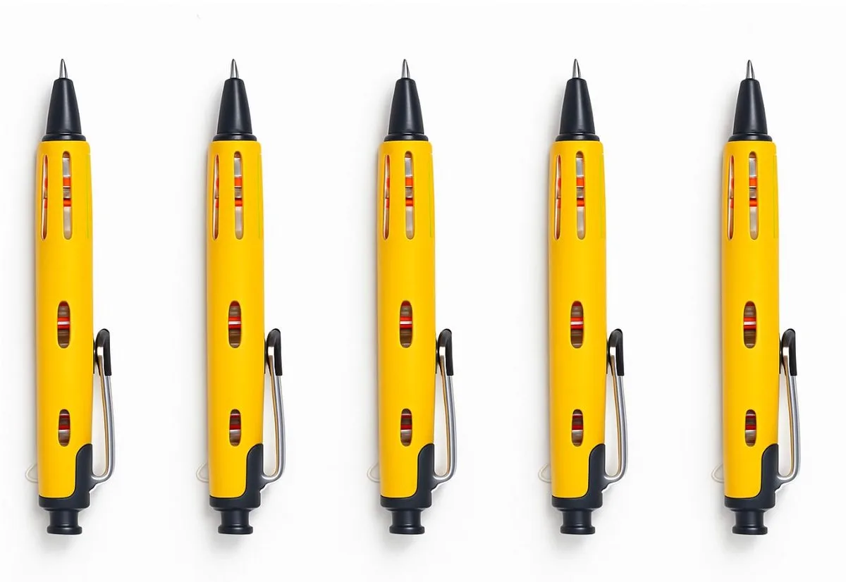 AirPress - Balpen - Drukvulling - Schrijfcomfort - 5 stuks fra Tombow i Gul – produktbillede