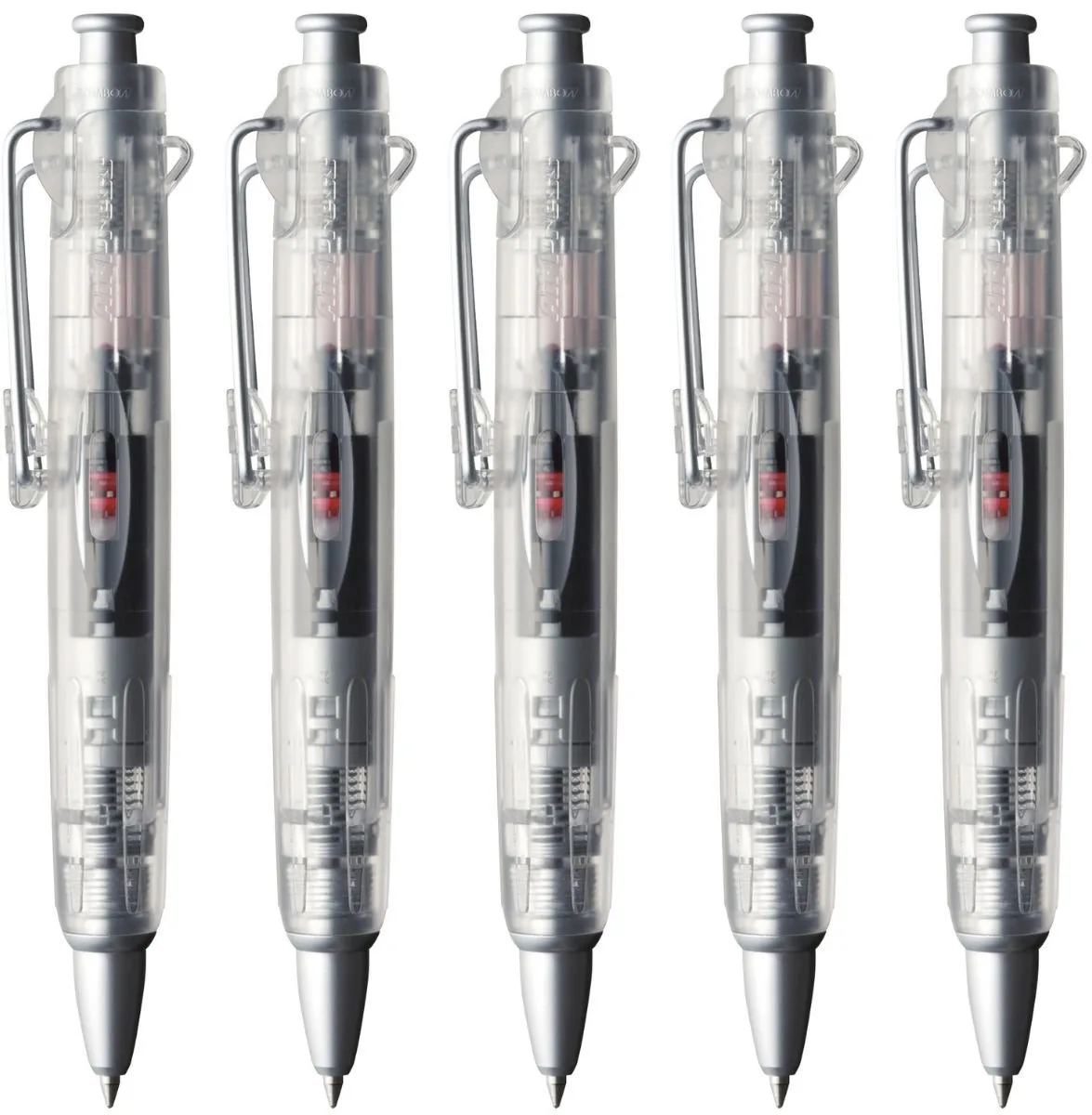 Airpress - Balpen - Luchtdruk pen - 5 stuks fra Tombow i Gennemsigtig – produktbillede