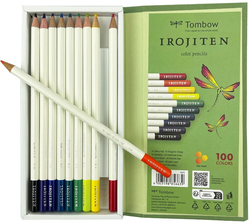 Buntstift IROJITEN , Volumen 2, , 10er Set von Tombow – Produktfoto