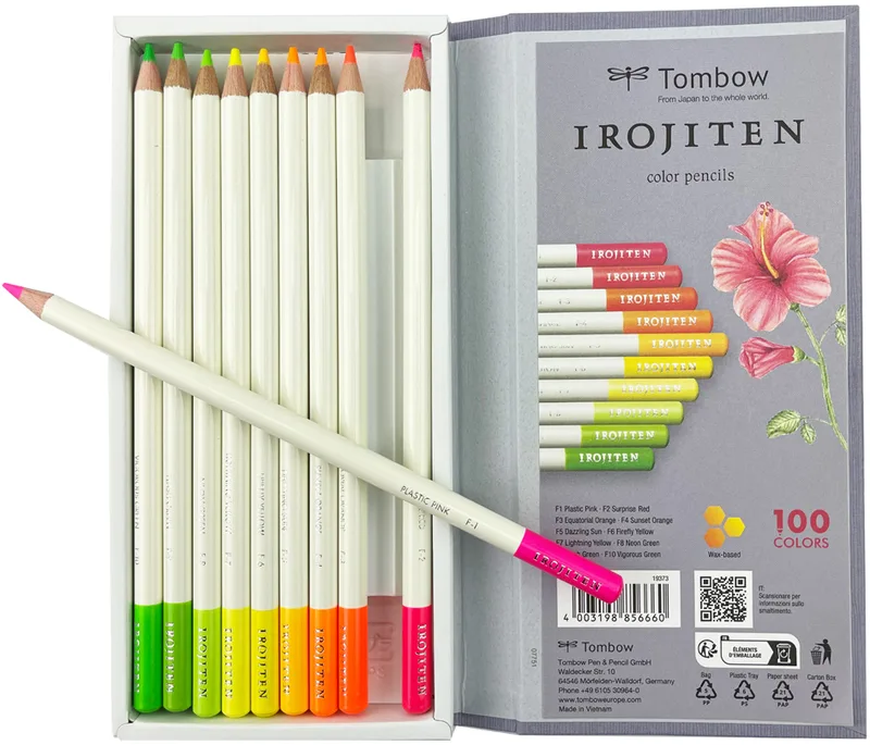 Buntstift IROJITEN , Volumen 7, , 10er Set von Tombow – Produktfoto