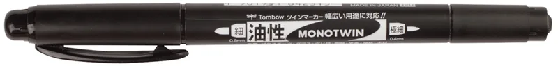 Doppel-Fineliner MONO twin, schwarz van Tombow – productfoto