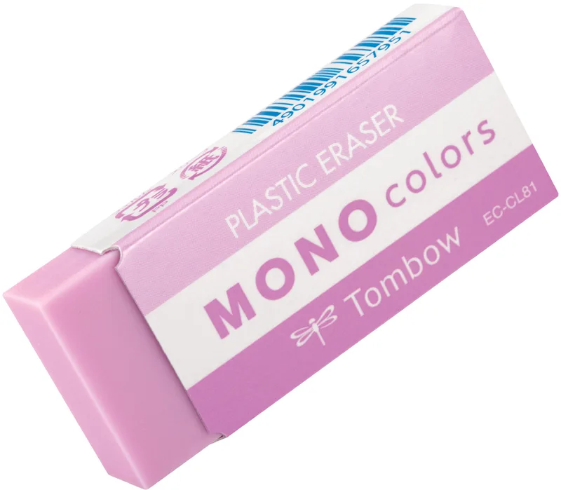 Kunststoff-Radierer , MONO colors, , rosa by Tombow – product photo