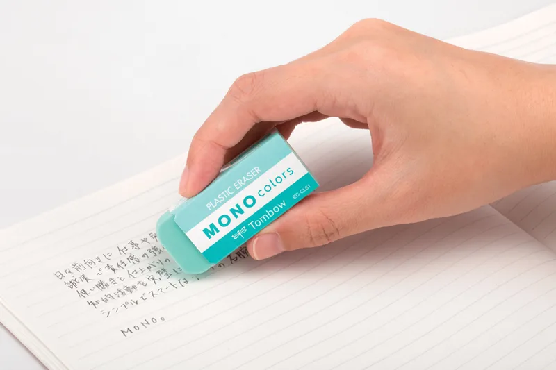 Kunststoff-Radierer , MONO colors, , türkis by Tombow – product photo