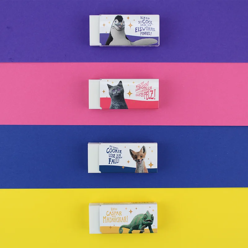 Kunststoff-Radierer MONO , Katze, , 20er Display von Tombow – Produktfoto