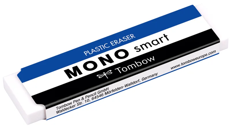 Kunststoff-Radierer , MONO smart, , weiß, extra schmal von Tombow – Produktfoto