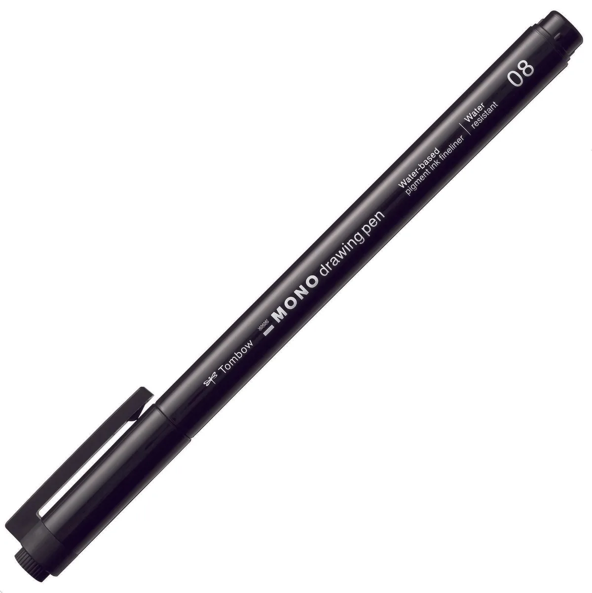 MONO drawing pen 08 Fineliner 0.6 mm Schwarz de Tombow – photo produit