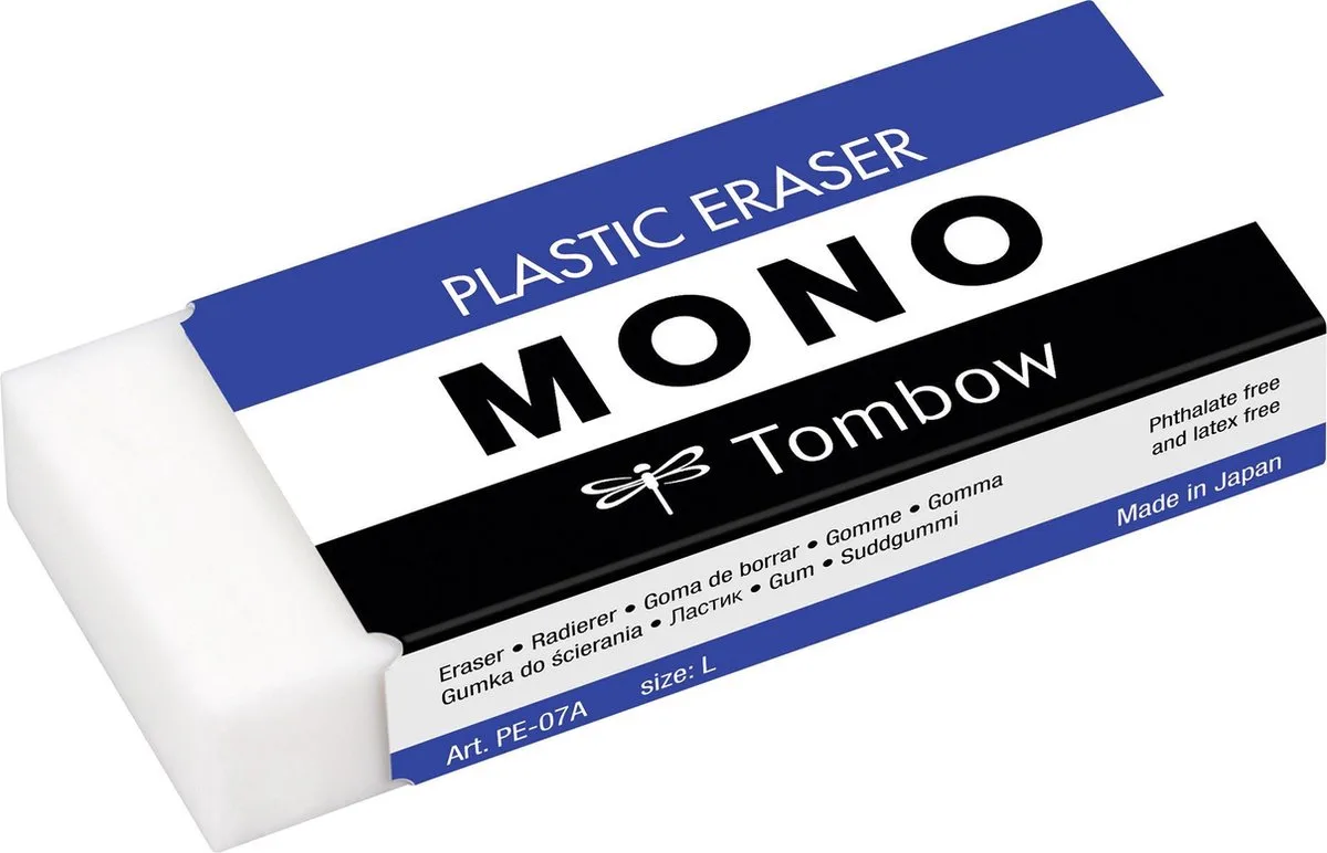 MONO - Gum - maat L - Grote gum - 38 g de Tombow en Blanc – photo produit