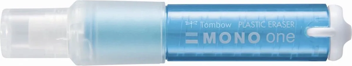 Mono One Eraser, Refillable Transparent Blue by Tombow in Blue – product photo