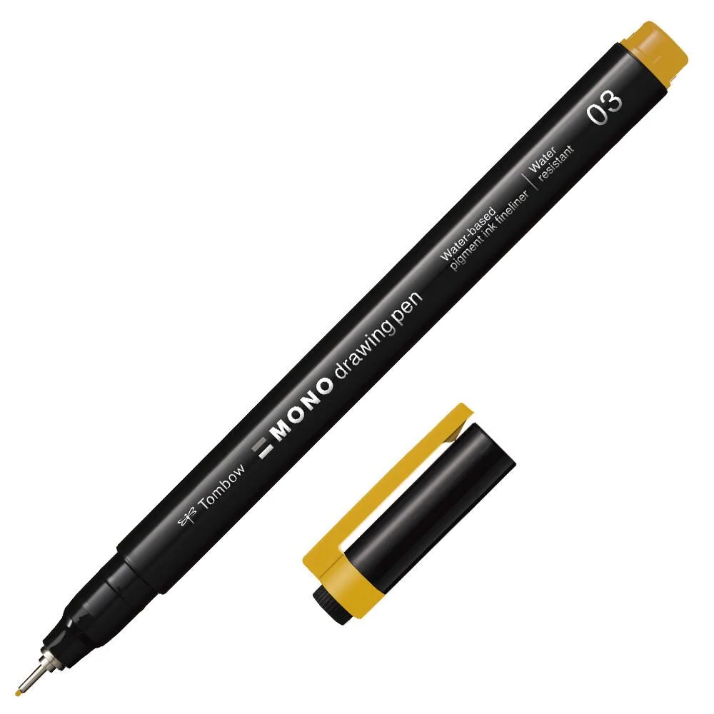 MONOdrawing Fineliner gelb 0,35 mm, 1 St. de Tombow – photo produit