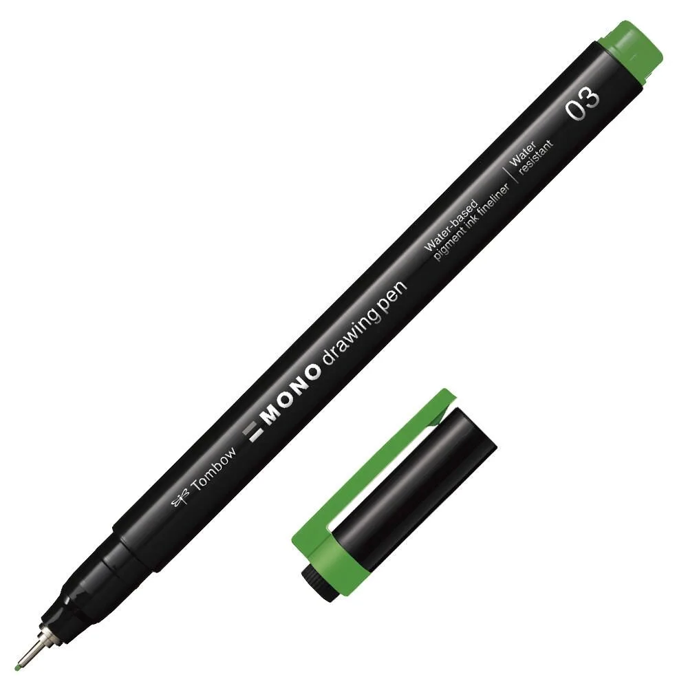 MONOdrawing Fineliner grün 0,35 mm, 1 St. by Tombow – product photo