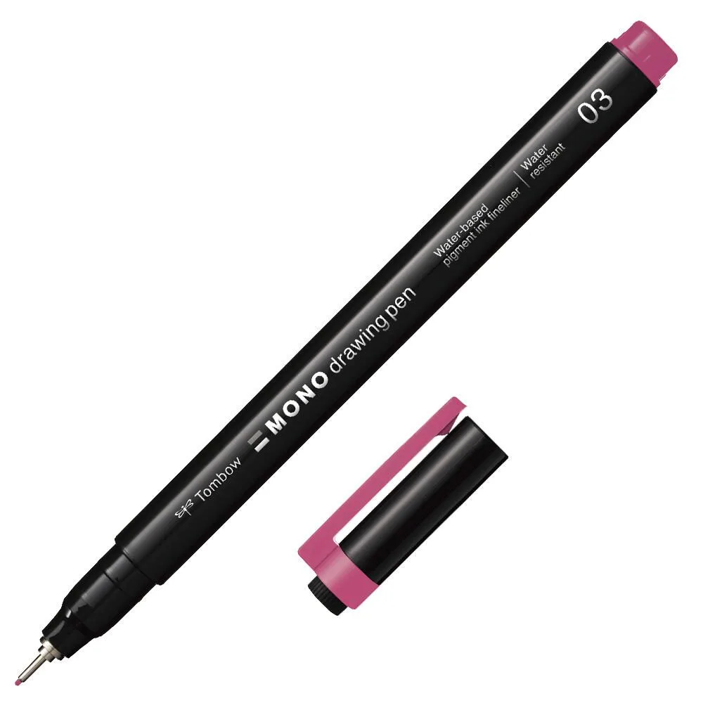 MONOdrawing Fineliner rosa 0,35 mm, 1 St. von Tombow – Produktfoto