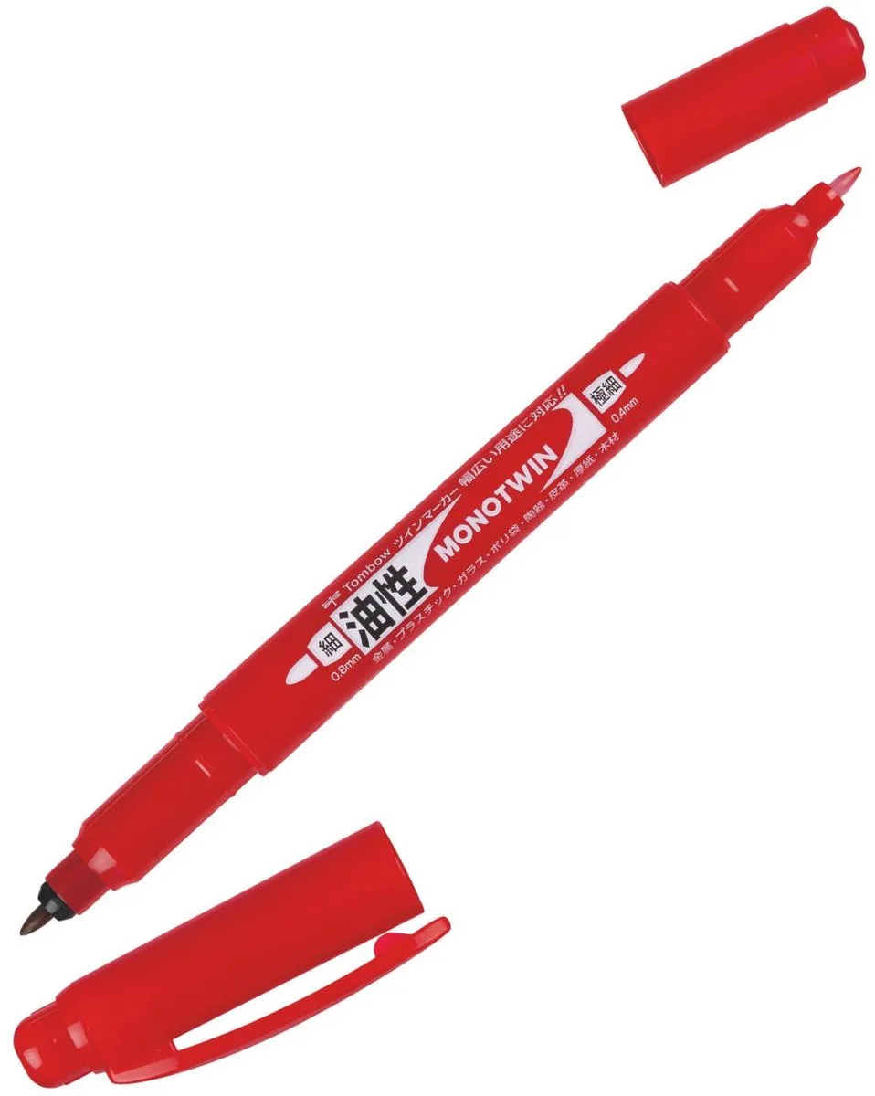 Monotwin marker - Twinmarker fra Tombow i Rød – produktbillede