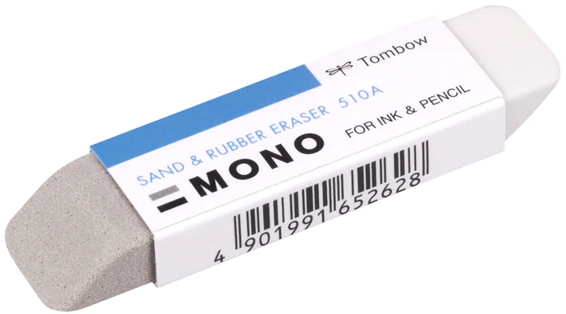 Naturkautschuk-Kombi-Radierer , MONO sand & rubber van Tombow – productfoto
