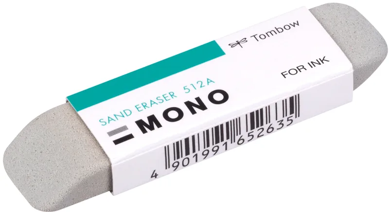 Naturkautschuk-Radierer , MONO sand, , grau, für Tinte van Tombow – productfoto