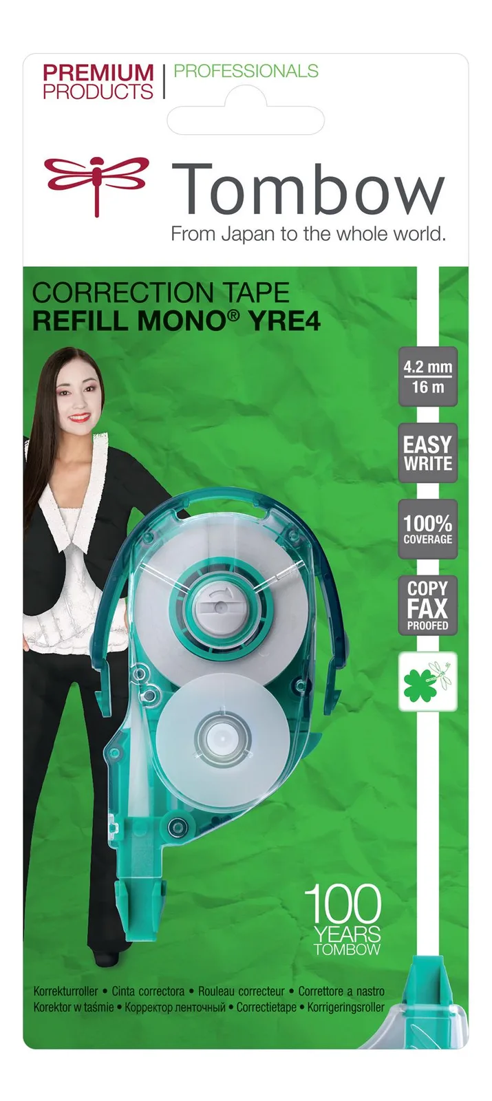 Refill-Kassette für Korrekturroller , MONO YXE från Tombow – produktbild