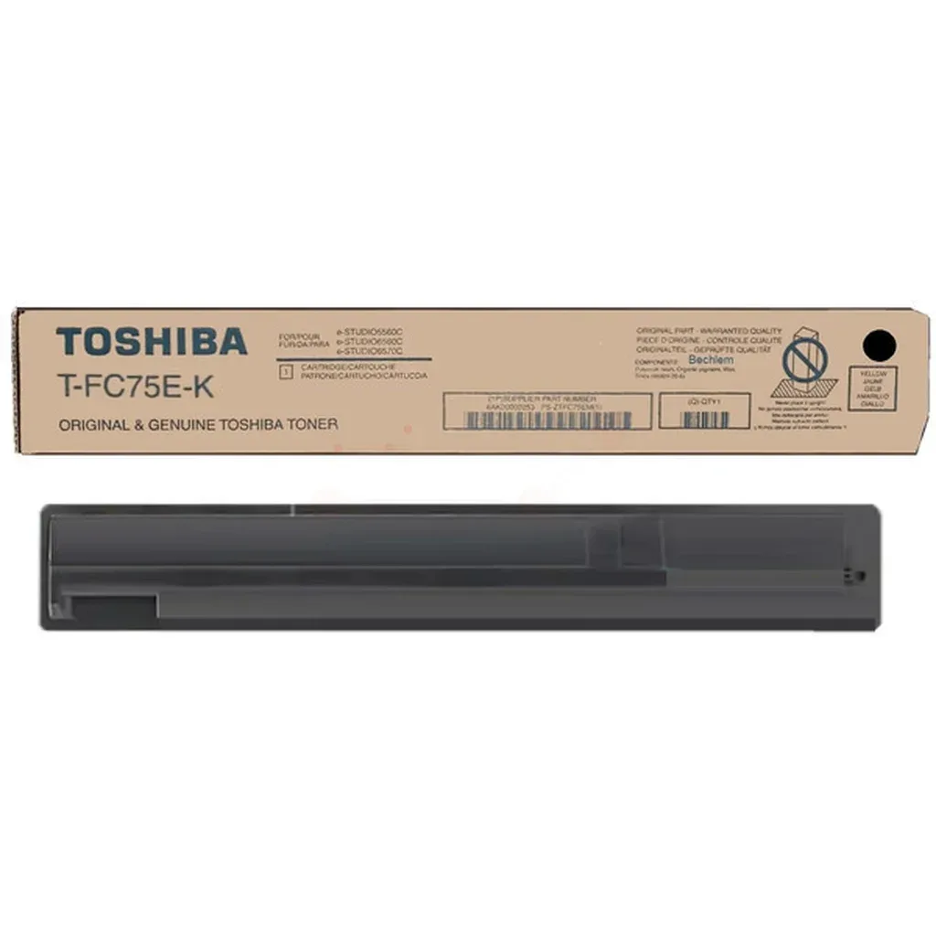 Toner sort 92.900 sider T-FC75EK Sort de Toshiba – photo produit