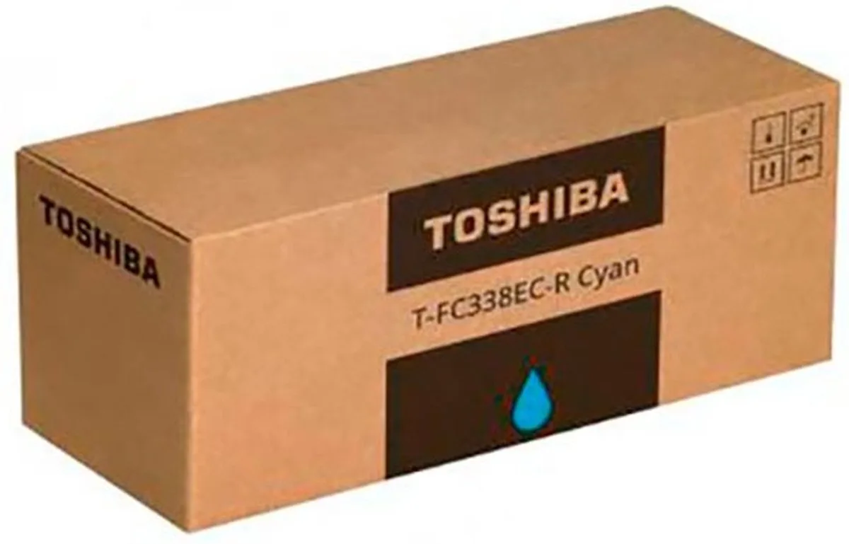 T FC338EC-R Cyan Toner von Toshiba in Cyan – Produktfoto