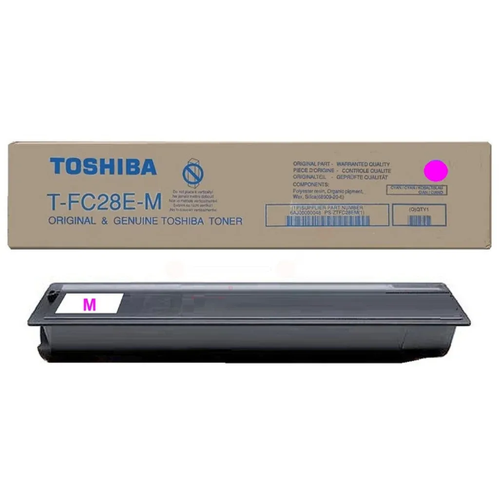 TOSHIBA T-FC 28 EM Toner Magenta 6AJ00000048 Magenta fra Toshiba – produktbillede