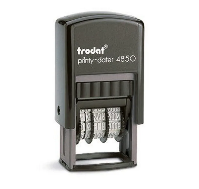 Printy-Dater Datumstempel 23 x 12 mm (bxh) Zwart van Trodat – productfoto