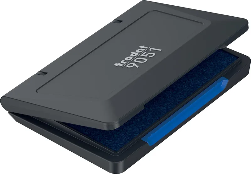 stempelkussen ft 5 x 9 cm, blauw von Trodat – Produktfoto