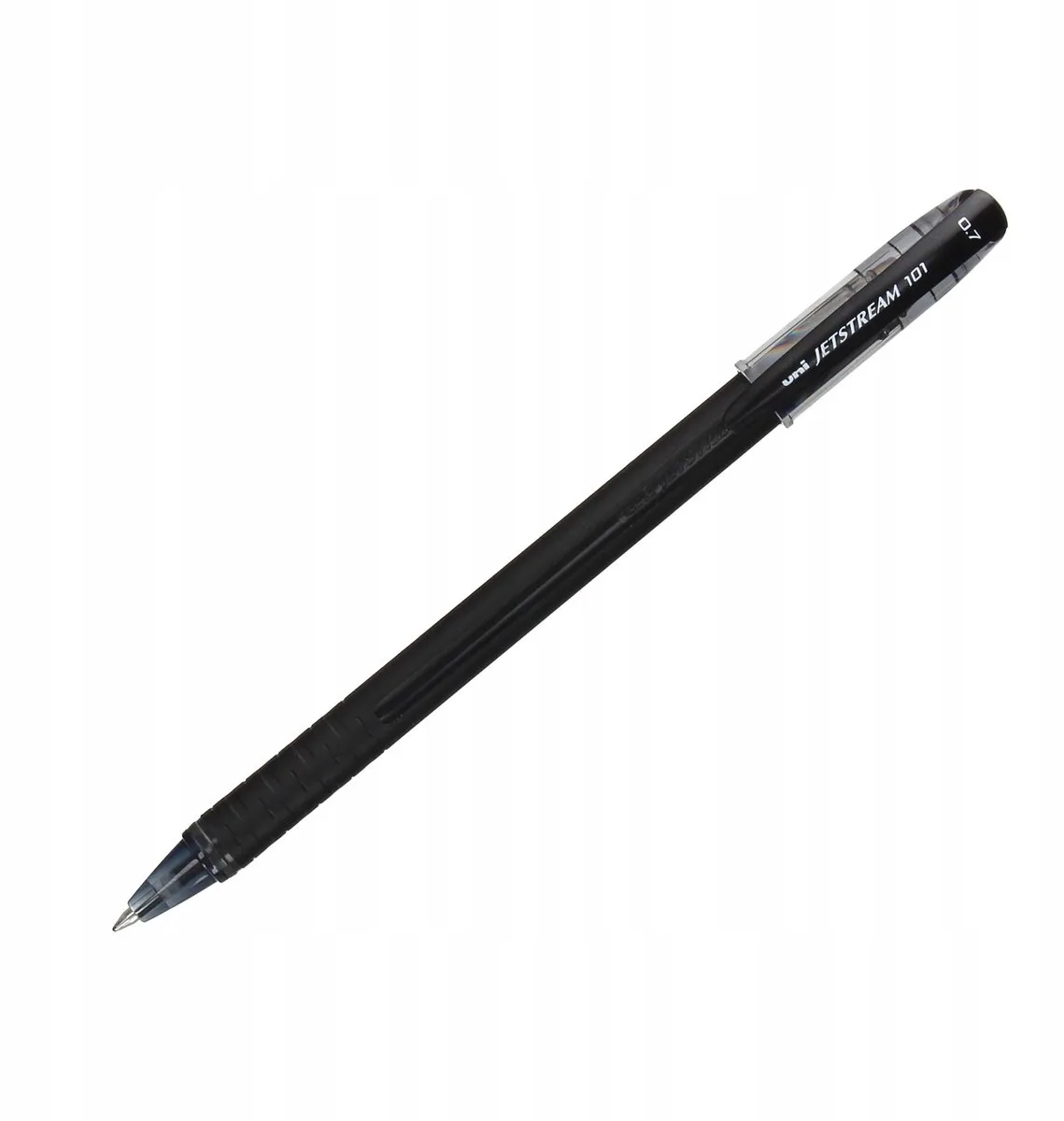 Uni Jetstream SX-101 Balpen Zwart - Sneldrogende Pigmentinkt fra Trodat – produktbillede