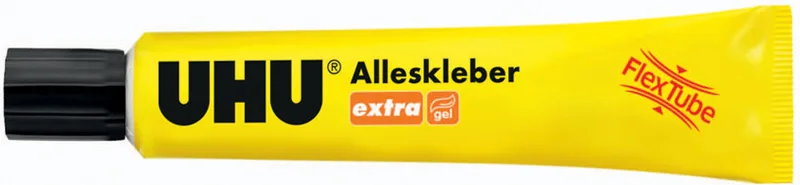 Alleskleber extra, lösemittelhaltig, 18 g Tube von UHU – Produktfoto