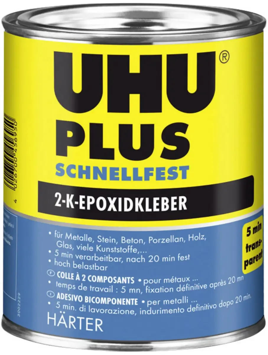 plus schnellfest Härter 855g von UHU – Produktfoto