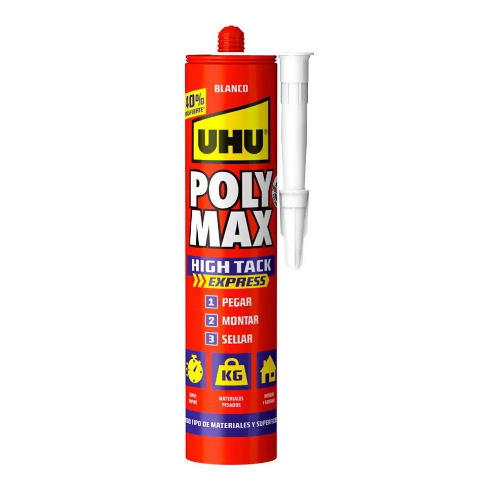 Colle De Contact Poly Max High Tack Express Exterior 440g de UHU – photo produit