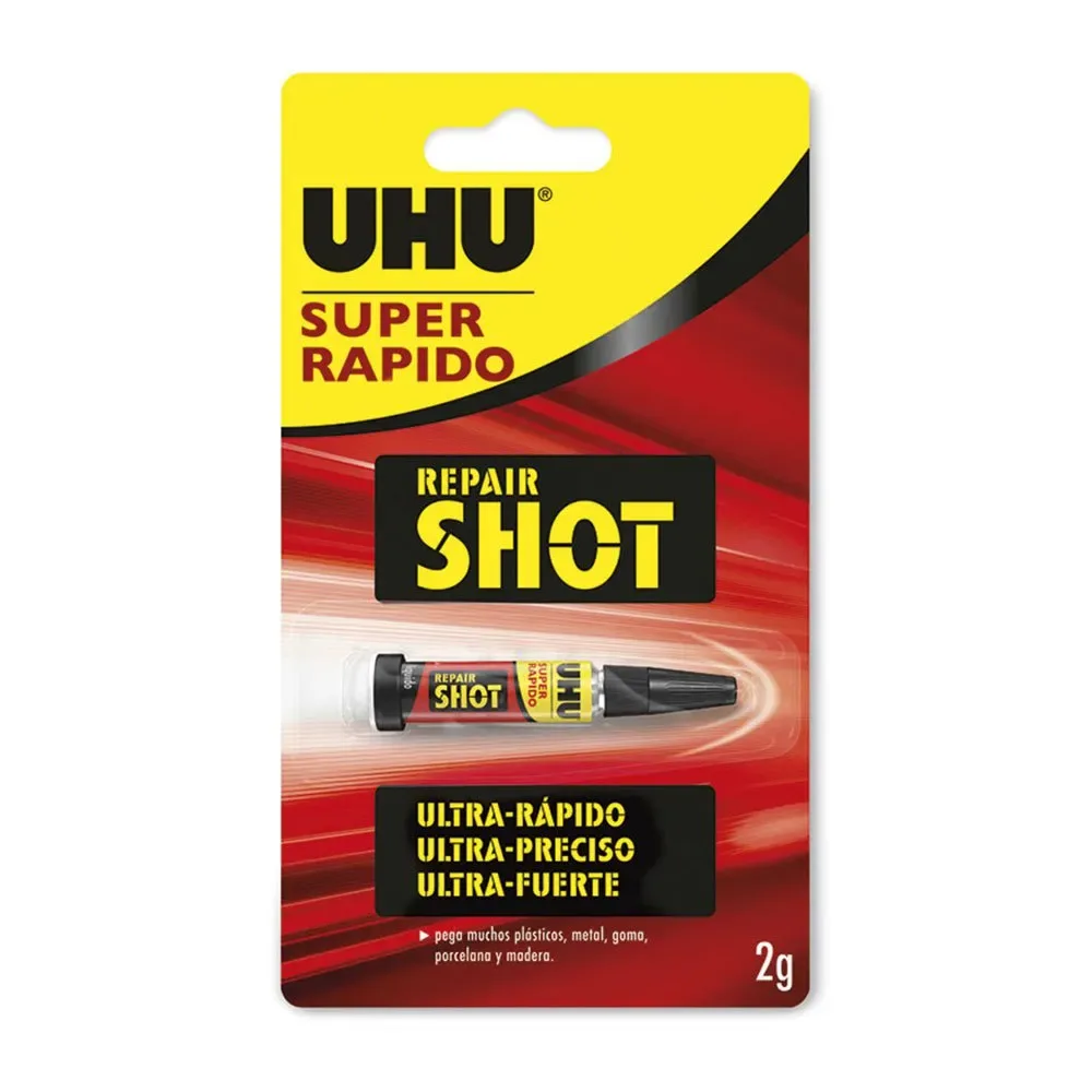 Colle Instantanée Repair Shot 2g de UHU – photo produit