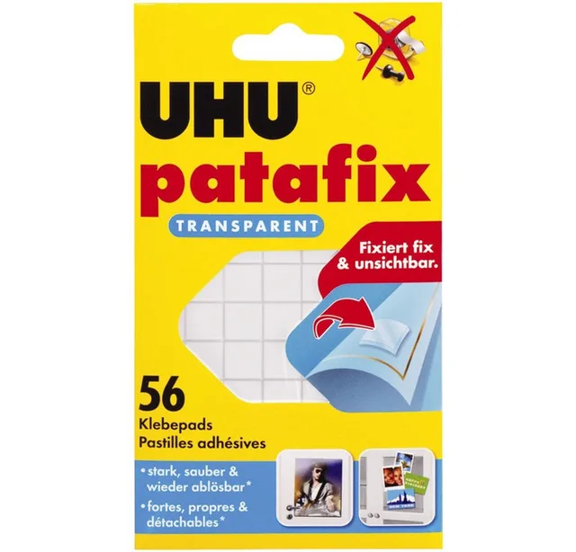Klebeband UHU patafix 48815 48815 Doppelseitige Klebepads UHU® Patafix Transpare (patafix 48815)