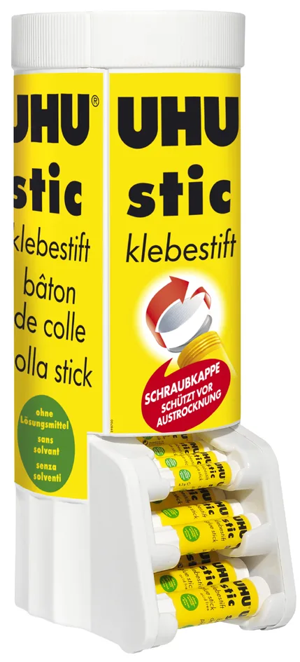 Klebestift stic, 108er Turm-Display von UHU – Produktfoto