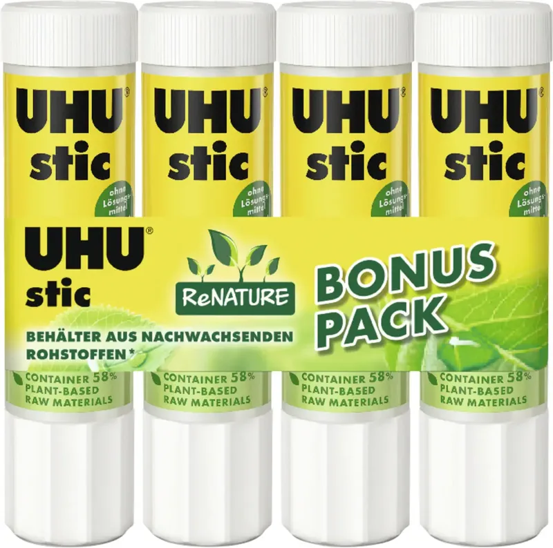 Lijmstift ReNATURE 21 g 48200 4 stuk(s) by UHU – product photo