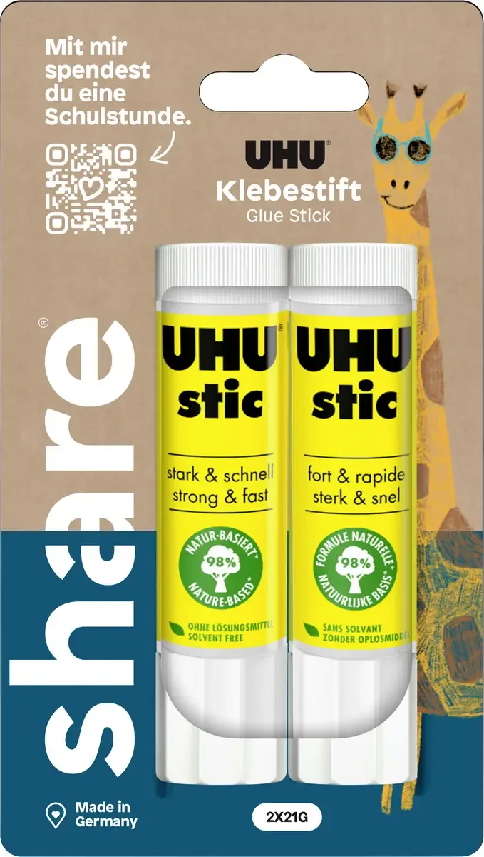 Lijmstift share 42 g 4-0043 2 stuk(s) de UHU – photo produit