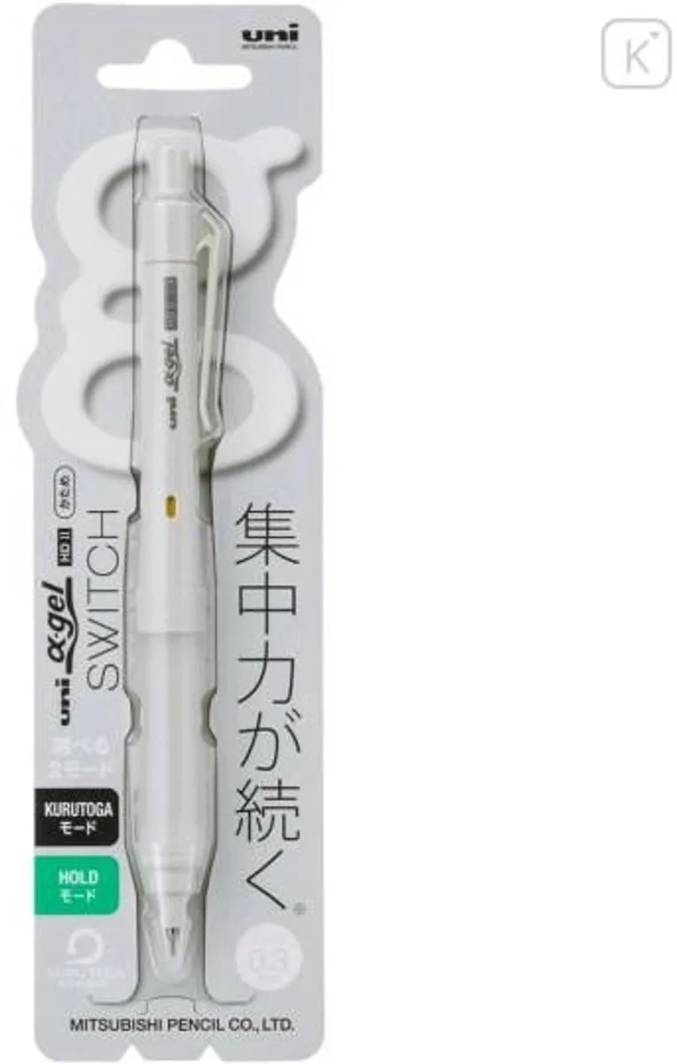 Alpha Gel Switch Grip Potlood 0.3mm de uni-ball en Gris – photo produit