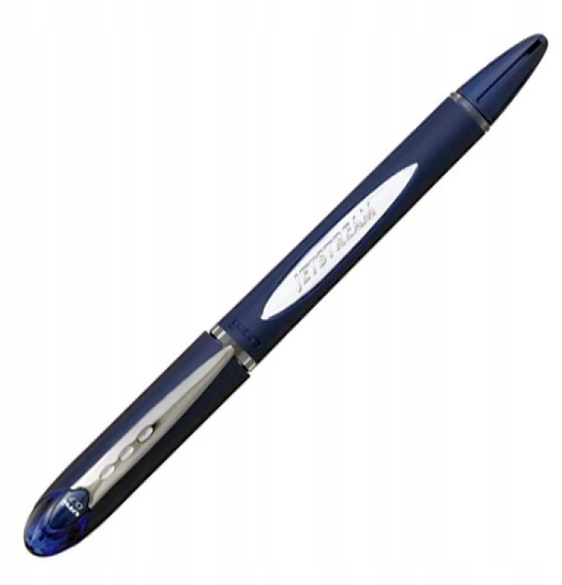 Blauwe Rollerball Pen UNI SX-217 Jetstream - Sneldrogende Inkt de uni-ball – photo produit