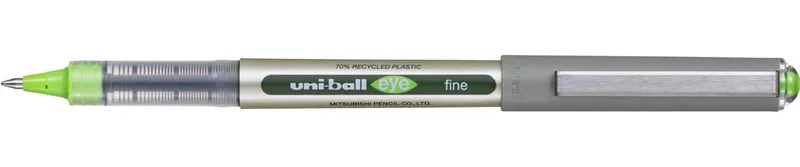 Eye Fine roller Eco, schrijfbreedte 0,5 mm, lichtgroen by uni-ball – product photo