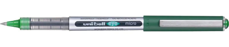 Eye Micro roller Eco, schrijfbreedte 0,2 mm, groen van uni-ball – productfoto