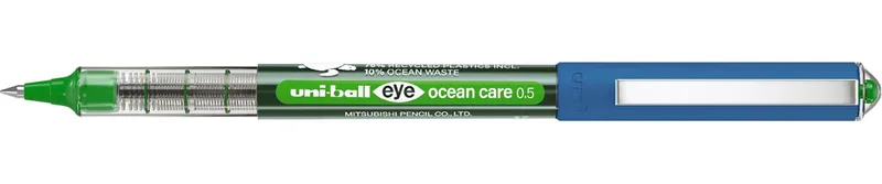 Eye Ocean Care roller, schrijfbreedte 0,3 mm, groen by uni-ball – product photo