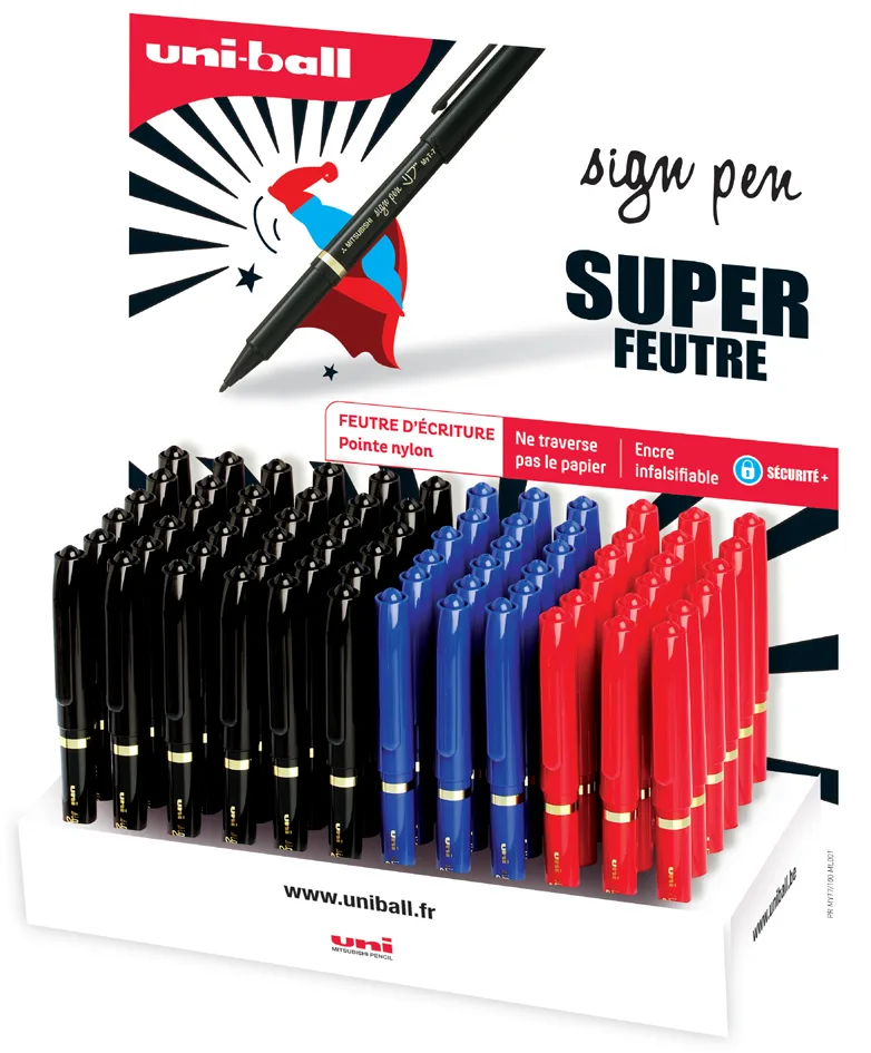 Faserschreiber SIGN PEN MYT7, 100er Display von uni-ball – Produktfoto